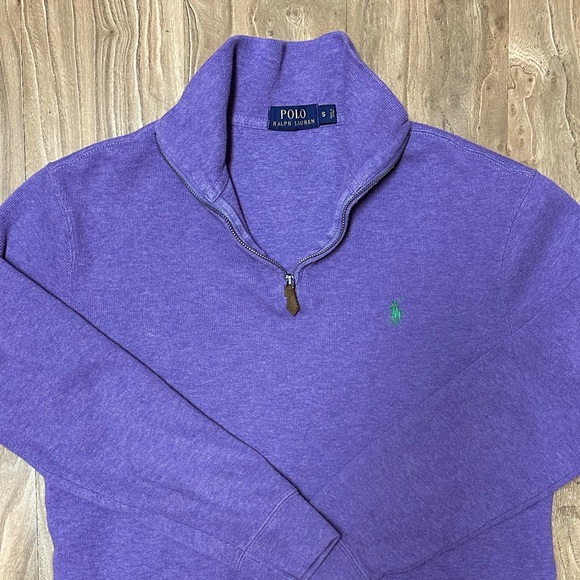**POLO RALPH LAUREN** zip up sweater SIZE SMALL - Picture 4 of 5